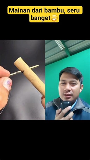 Toys made from bamboo, so much fun😁 #diy #tutorial #toys #reaction #shorts
