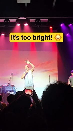 Did this lighting tech just lose his job? It's too bright! #matisyahu #lightingtechnician #concert