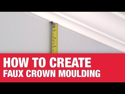 How To Create Faux Crown Moulding - Ace Hardware