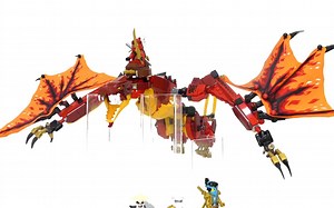 乐高 幻影忍者 Fire Dragon Attack 71753 速拼 日语