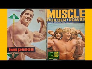 OLD SCHOOL SIDE CHEST POSES & GOLDEN ERA MUSCLE MAGS!!