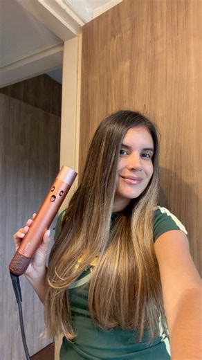 How to use the dyson airwrap | Get yours through my amazon link🤎 #dyson #hair #fyp #youtubeshorts