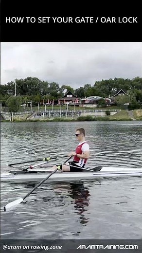 How to set up your rowing boat: finding the perfect oarlock height #rowingtechnique #boatsetup
