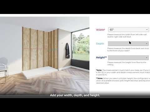 OVE Decors - Custom Shower Door Bathroom Configurator