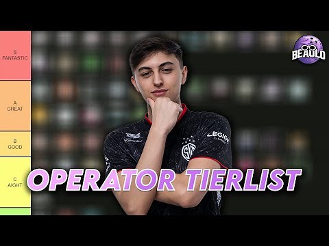 THE BEST OPERATORS IN RAINBOW SIX SIEGE (Beaulo's Tierlist)