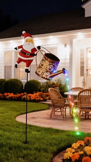 🎅✨ DÉCORATION SOLAIRE SANTA – Éclairage Autonome & Installation Sans Fil en 10 Secondes ! La décoration de Noël qui s'installe et s'éclaire toute seule : ✅ Panneau solaire haute efficacité – 2h de charge = 8h d'éclairage LED doux 🌧️ Étanchéité IP65 – résiste à la neige, pluie et gel sans interruption 🌙 Détecteur crépuscule automatique – s'allume/éteint sans programmation 📏 Piquet métal robuste – enfoncement facile même dans sol dur Illuminez votre jardin sans facture d'électricité 👇 【Découv