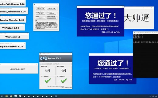 Vmware虚拟机去虚拟化过检测VMP、SE壳、鲁大师、ACE教程