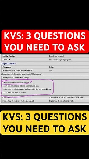KVS: 3 QUESTIONS YOU NEED TO ASK