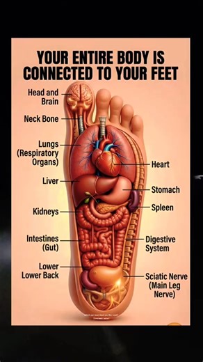 Your Feet Can Reveal a Lot About Your Body 😳👣 #shorts