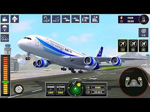 Real Airplane Flight Sim Game 2025 - Android Gameplay