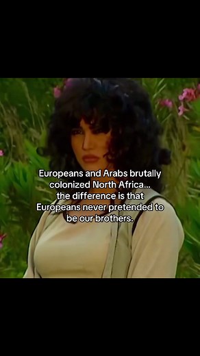 if we were truly brothers, why did arabs arrive in North Africa with an army? Why did they conquer our lands, dismantle our political orders, and demand our submission? Why is this history so often softened, denied, or reframed as something noble, while European colonialism is universally recognized for what it was? Both Europeans and Arabs colonized North Africa. Both came with power. Both reshaped our societies. Both left scars that still exist today. The ancient Berber religion, Berber Christ