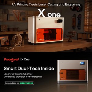 Procolor X One: All-in-One UV Printing Power. Laser Precision. Production-Ready. From full-color UV printing to precision laser engraving and roll-to-roll UV DTF - all in one intelligent system. 🎯 UV Laser Fusion 💎 Roll-to-Roll UV DTF Stickers 🎨 Full-Color Printing on 400 Materials 📷 Smart Camera Positioning IR Height Sensing | Procolored