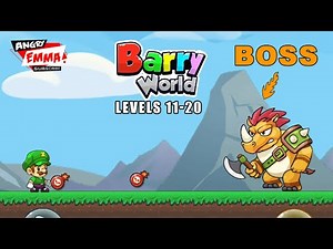 Barry World Adventure - Levels 11-20 + BOSS (Android Gameplay)