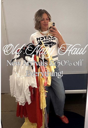 Old Navy Haul- New Summer Arrivals & 50% off Everything!!!! I mean what more could you ask for?!?! I am obsessed with it all, stay tuned for what I brought home with me! Everything is linked in my ltk! #oldnavyhaul #oldnavy #oldnavystyle #summeroutfits #summerstyles