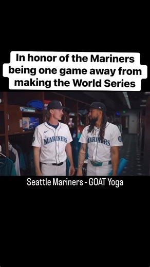 Game 5 here we come 🔱 🐐 🎥 @gamedaymarketing__ @mariners | Secret Seattle