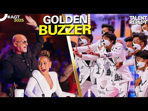 Indian Dance Crew's SPOOKY Audition Gets The Golden Buzzer | AGT 2025