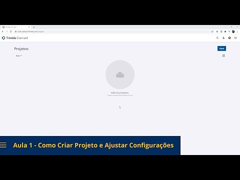 Trimble Connect #01 - Como Criar Projetos e Ajustar Configurações