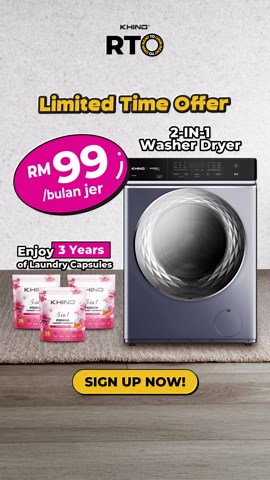 KHIND 2-in-1 Washer Dryer: Affordable Laundry Solution