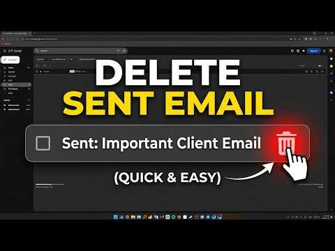 How To Delete an Email You Sent in Gmail (Quick and Easy)
