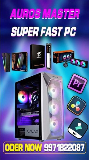 8k 4k editing pc build | auros ram motherboard SSD nvme gen4 liquid cooler| #computerbuild #computer