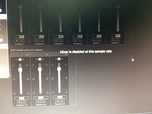 Focusrite 6i6 2nd gen no sound at 192 kHz