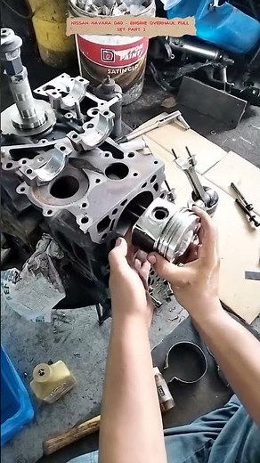 NISSAN NAVARA D40 ENGINE OVERHAUL PART 1 #offroad #4x4