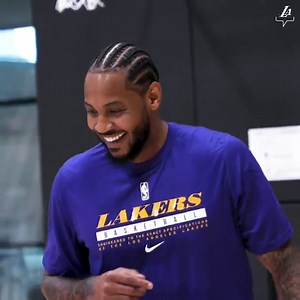 189K views · 9.7K reactions | Carmelo Anthony in the purple and gold  (via Los Angeles Lakers) | NBA on ESPN | Facebook