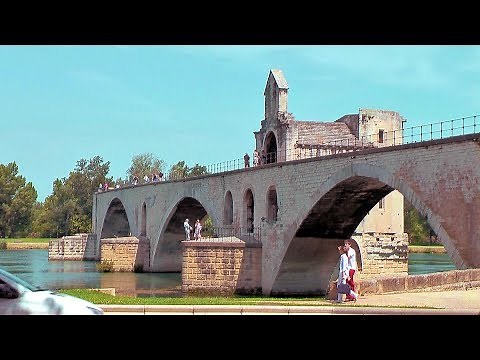 Pont d'Avignon (Pont Saint-Bénezet), Avignon, Provence France [HD] (videoturysta.eu)