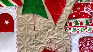 Quilted Table Runner: Appliqué Houses & Trees, Holiday Decor, Christmas Village (16"х43") - Etsy