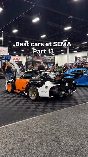 Twin turbo Porsche 911 looks rowdy!👀 #throtl #porsche #944 #turbo #semashow | throtl