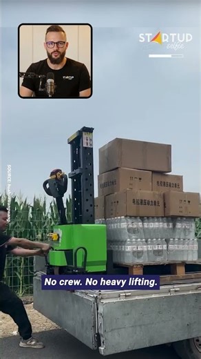 Didn’t expect loading a truck solo to look this easy.