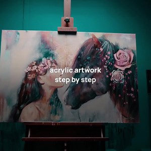 4.3K views · 2.9K reactions |  Online Class: Learn Acrylic Painting!...