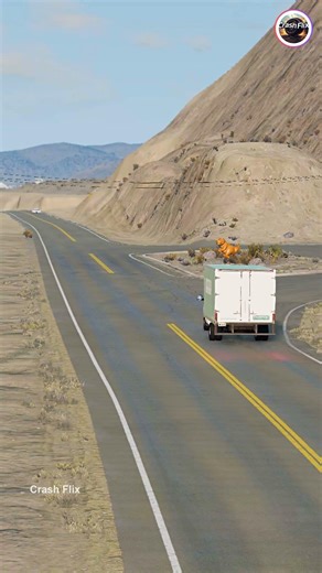 Realistic Highway Car Crashes🚗💥 #realisticcarcrashes #carcrashes #beamngdrive