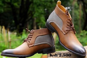 Every pair of shoe comes with a free pair of pure cotton socks. Make sure you get yours. We deliver through out the country. Call/Whats App 0799219454 | Vaziplus Designers