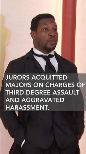 Creed and Marvel Star, Jonathan Majors, found guilty on 2 of the 4 charges. #hollywood