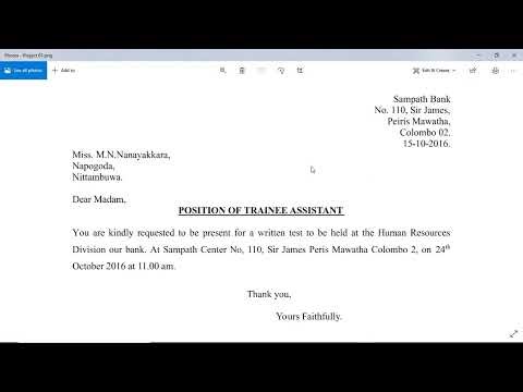 CAA 2 4 Identify The Letter Format