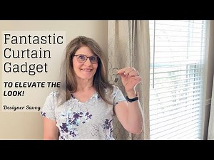 Easy Way to Add Length and Versatility to Your Curtains.
