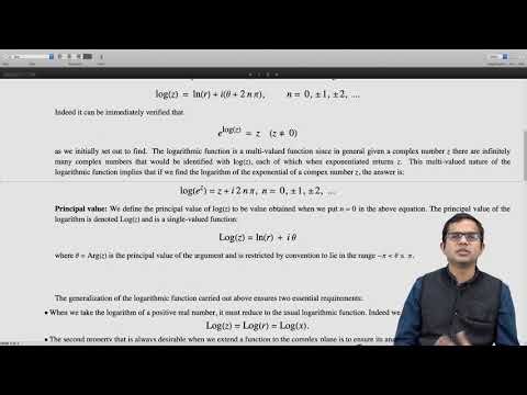 mod02lec16 - Complex logarithm