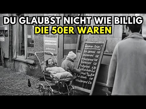 What EVERYTHING COST in Germany in the 1950s