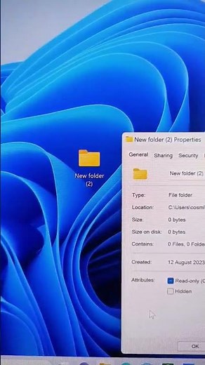 How to change folder icon in windows 10/11 #shorts #icon #folder #computer