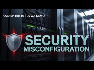 Security Misconfiguration Explained | OWASP Top 10 Tutorial & DVWA Practical Demo
