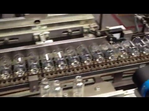 Production process for tubular glass items - Step 3 - After forming