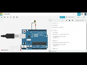 4. Led Fading Tinkercad Arduino Hindi
