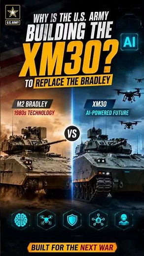 🇺🇸🤖 Why Is The U S Army Building The AI Powered XM30 To Replace The Bradley