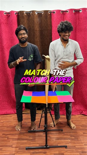 🌈Match the Same Color Paper! #colormatching #colorgame #kidsgame #funforkids #shorts #youtubeshorts