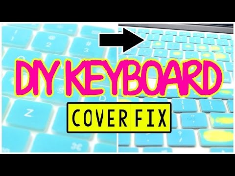 ♡ Super Easy DIY Keyboard Cover Fix | AlohaKatieX ♡
