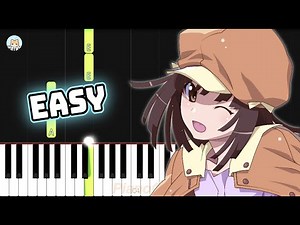 Monogatari Series Season 2 OP 3 - "Mousou♡Express" - EASY Piano Tutorial & Sheet Music