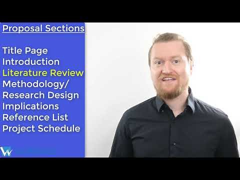 How to Write a Research Proposal for a Dissertation or Thesis