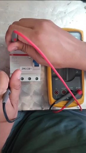 Faulty RCCB test #electrical