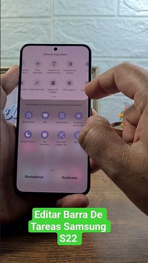Samsung S22 How to Edit the Taskbar Android 13 and 14 #smartphone #android #technology